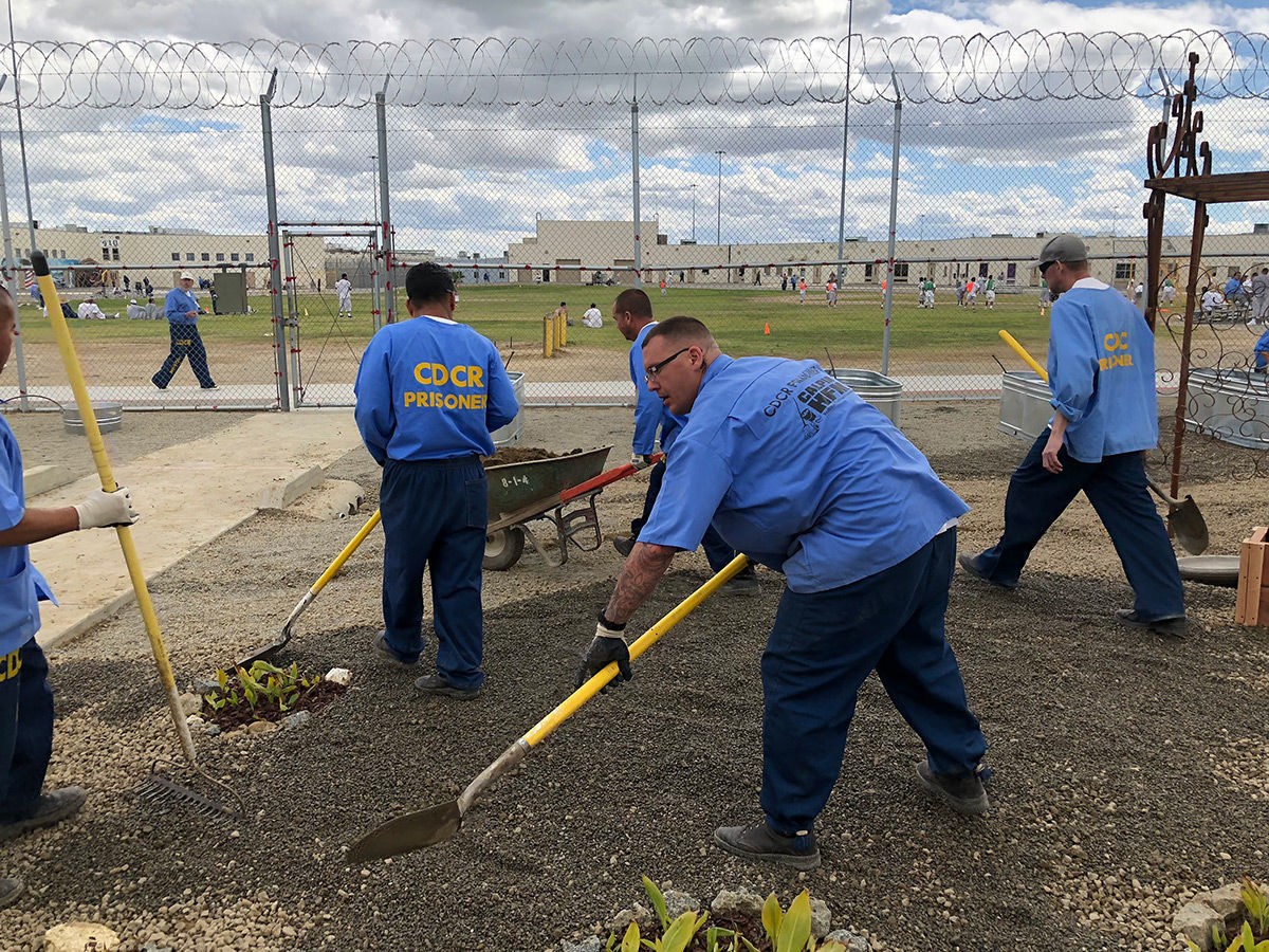Avenal State Prison garden